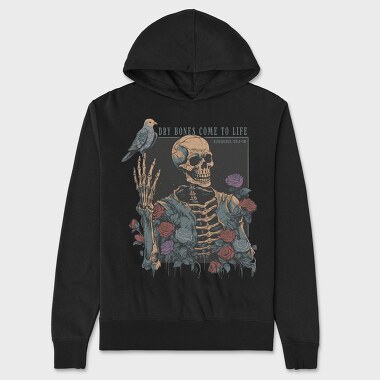Skeleton Dove Life, Унисекс Мъжко Суичър