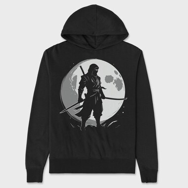 Ninja Moon, Unisex Men's Hoodie