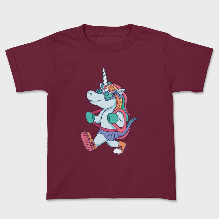 School Unicorn, Kids' T-Shirt