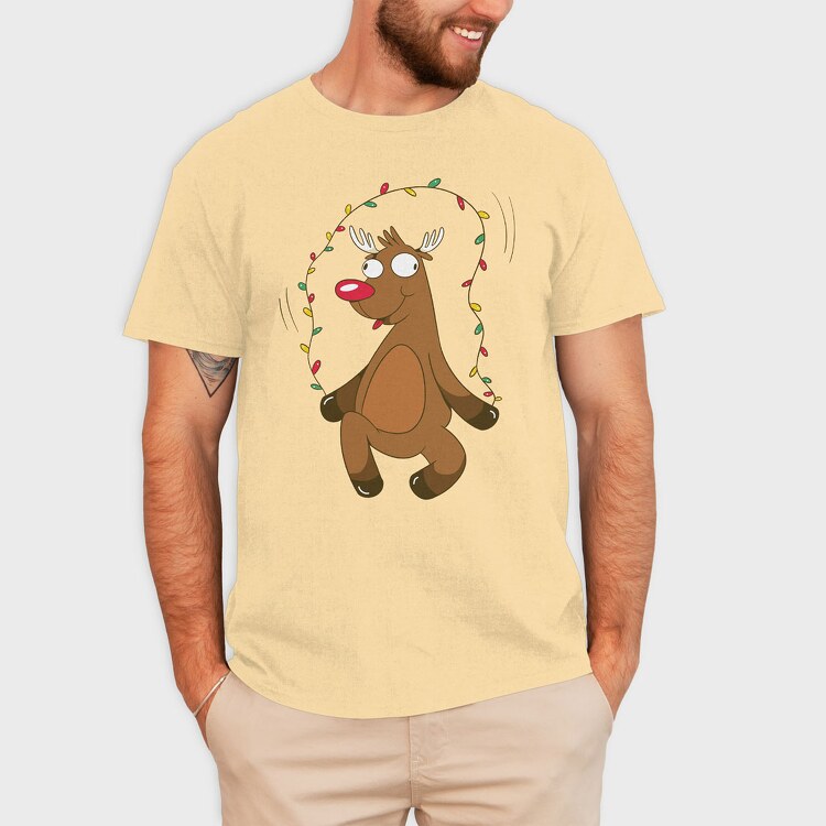 Realistic Bison, Унисекс Мъжка Тениска