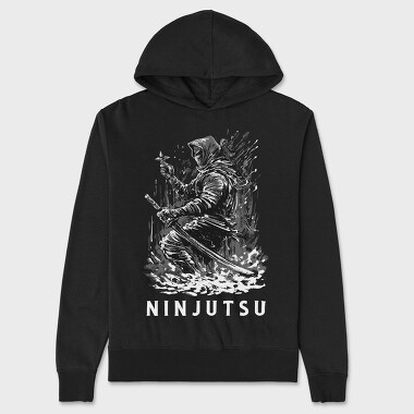 Ninjutsu, Unisex Men's Hoodie