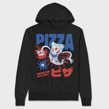 Pizza Monster, Unisex Men's Hoodie