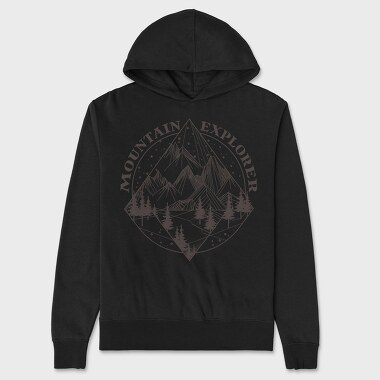Mountain Explorer Lines, Unisex Men's Hoodie