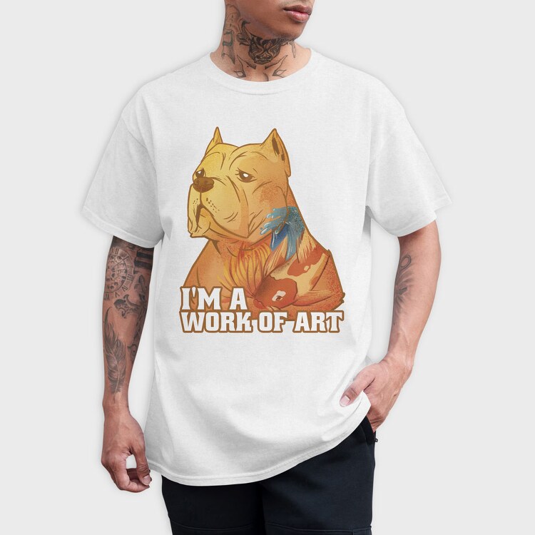 Realistic Fox Monochrome, Unisex Men's T-Shirt
