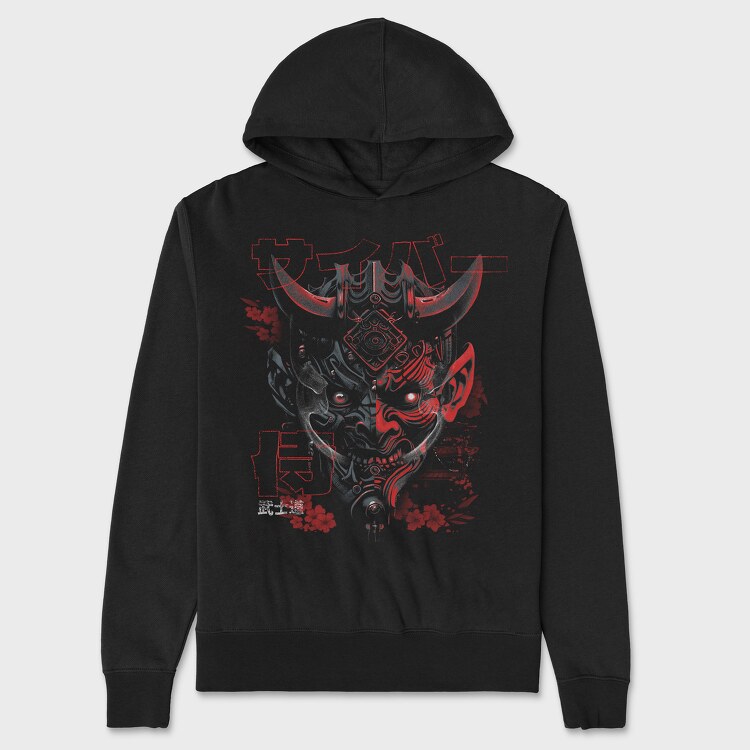 Oni Cyberpunk, Unisex Men's Hoodie