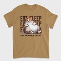 Pocket Cute Cat, Unisex Men's T-Shirt