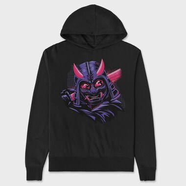 Samurai Cyberpunk Vaporwave, Unisex Men's Hoodie
