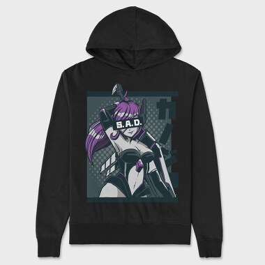 Girl SAD, Unisex Men's Hoodie