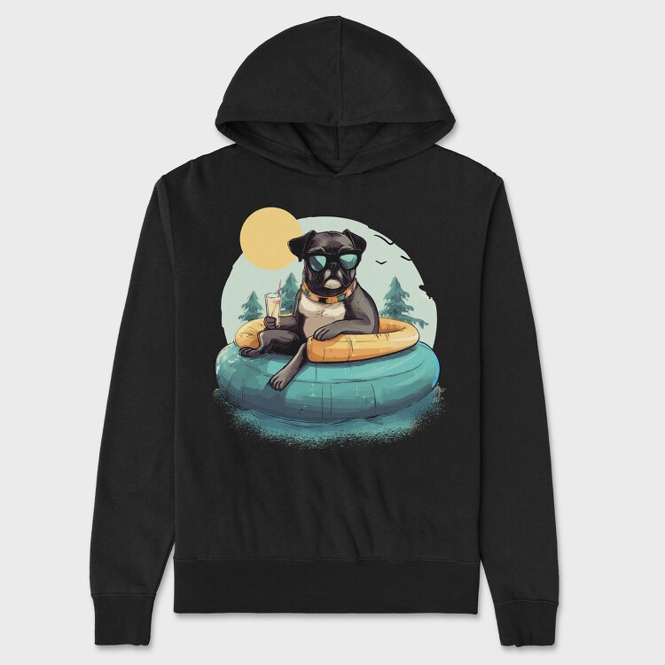 Pool Dog Summer, Унисекс Мъжко Суичър