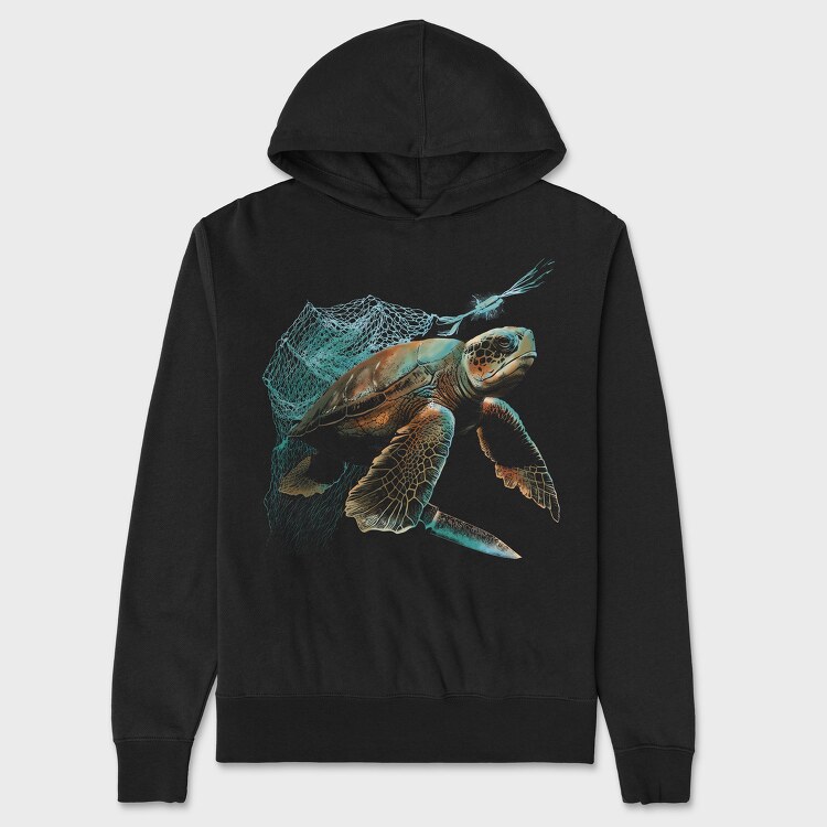 Seaturtle Release, Unisex Men's Hoodie