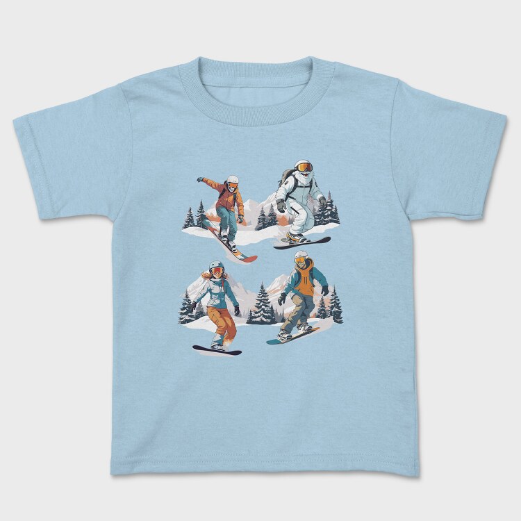 Samurai Horse Landscape, Kids' T-Shirt