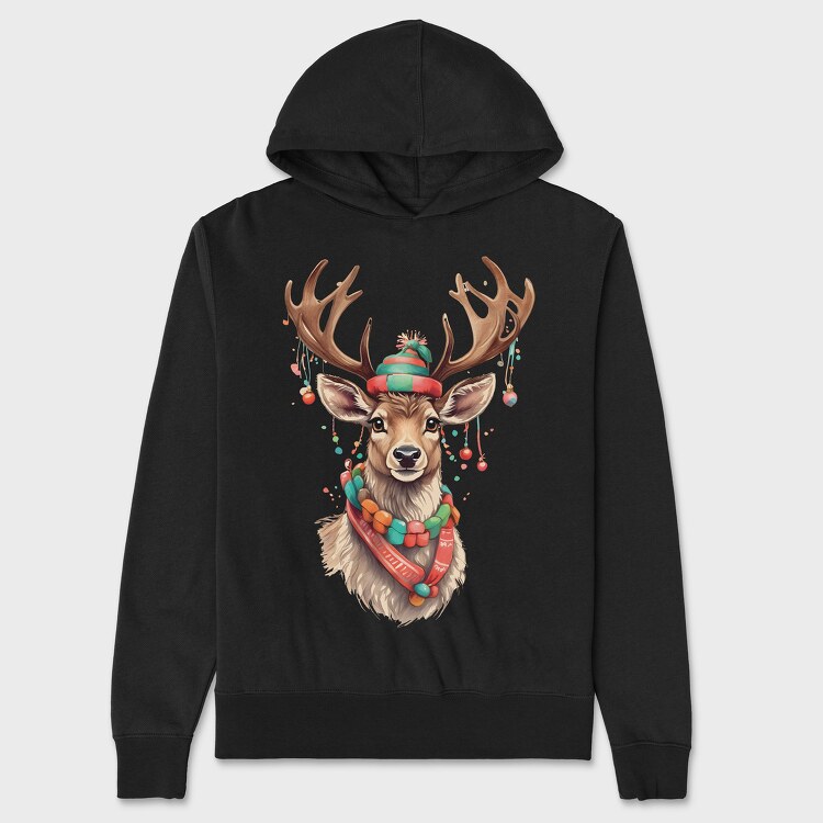 Reindeer Ornaments, Unisex Men's Hoodie