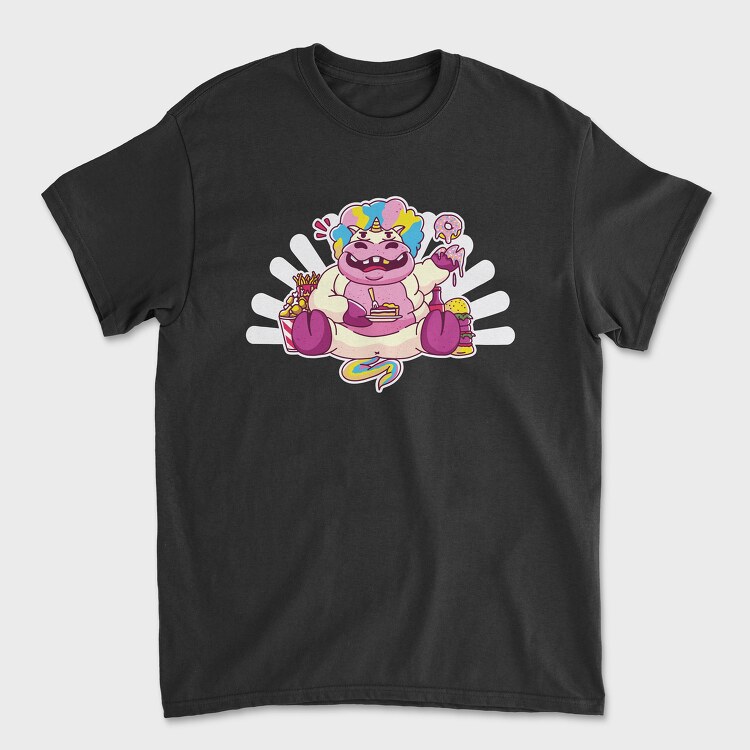 Fat Unicorn, Unisex Men's T-Shirt