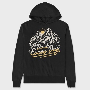 Mountain Quote, Unisex Men's Hoodie