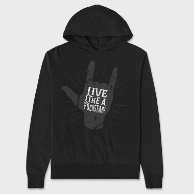 Rockstar Hand, Unisex Men's Hoodie