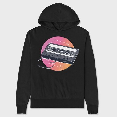Retro Casstte, Unisex Men's Hoodie