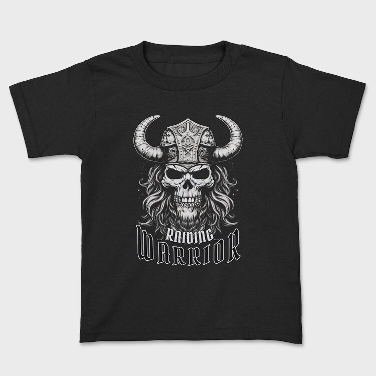 Skull Viking Warrior, Kids' T-Shirt