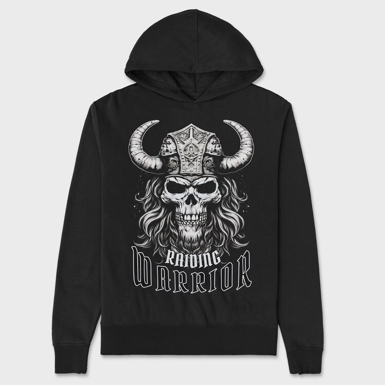 Skull Viking Warrior, Унисекс Мъжко Суичър