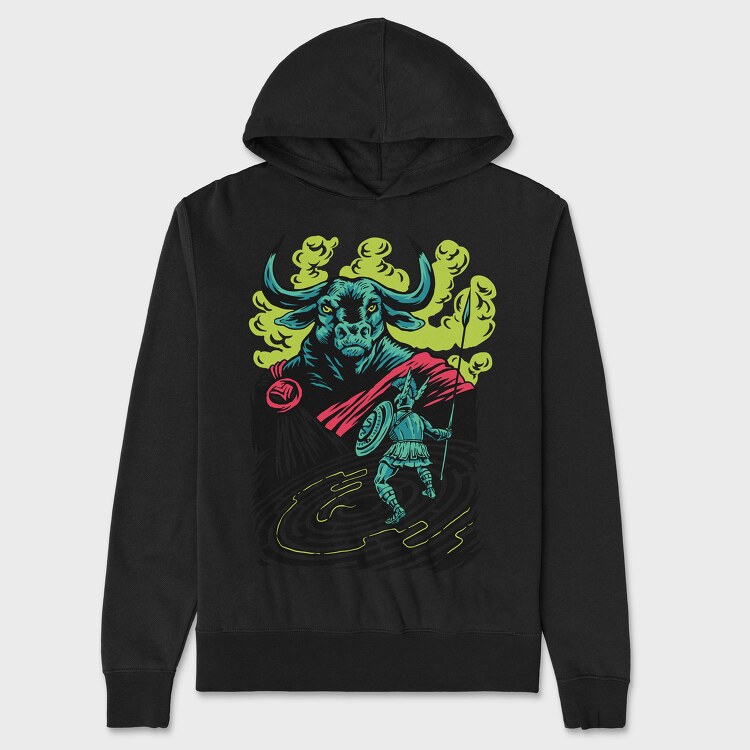 Mythology Minotauro, Unisex Men's Hoodie