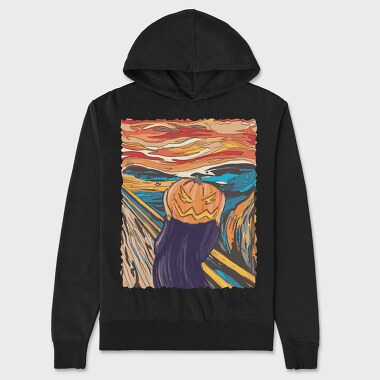 Pumpkin Scream, Unisex Men's Hoodie