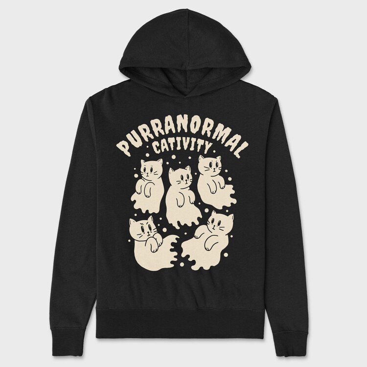 Purranormal Cativity, Unisex Men's Hoodie