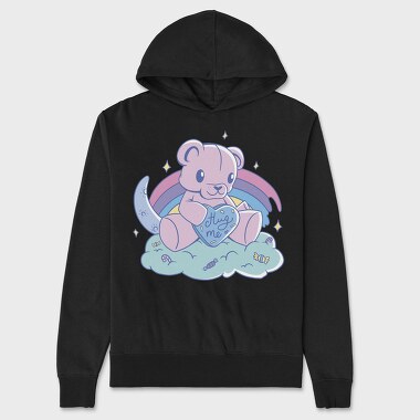 Pastel Bear, Unisex Men's Hoodie