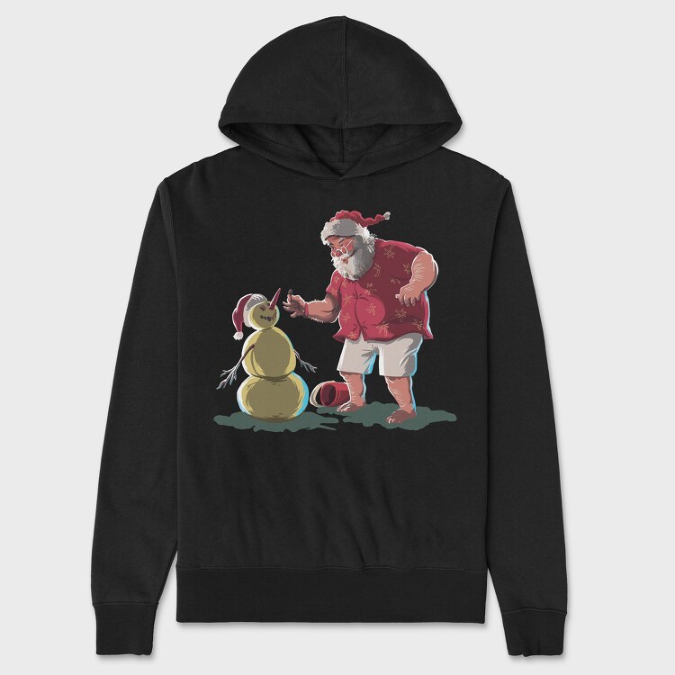 Santa Beach, Unisex Men's Hoodie