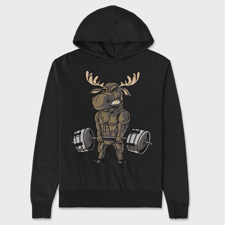 Moose Lifting, Унисекс Мъжко Суичър