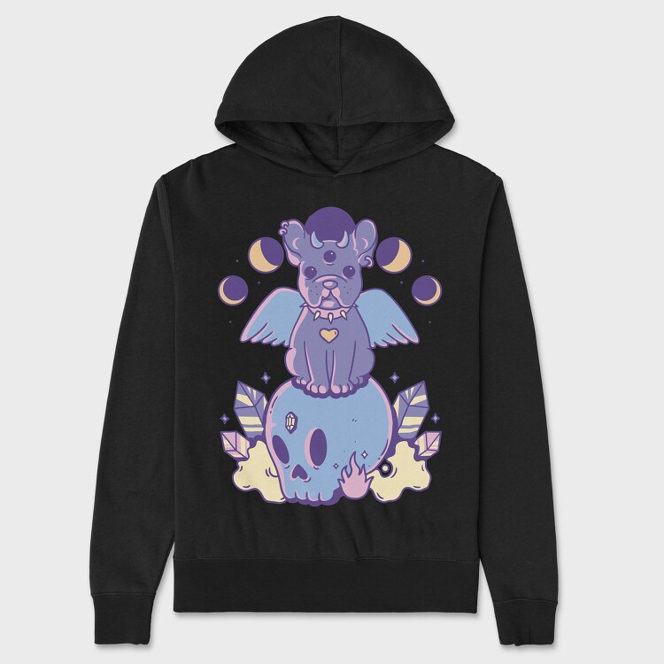 Pastel Goth Dog, Унисекс Мъжко Суичър