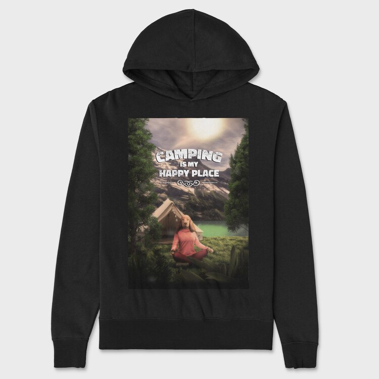 Yoga Camping, Unisex Men's Hoodie