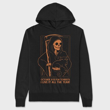October 31 Is for Tourists, Unisex Men's Hoodie