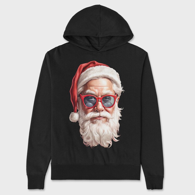 Santa Claus Detail Face, Унисекс Мъжко Суичър