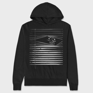 Peeking Zombie, Unisex Men's Hoodie