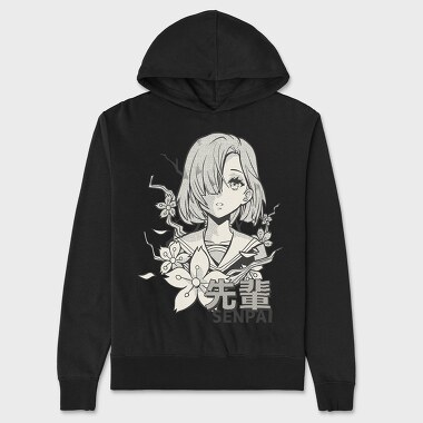 Senpai, Unisex Men's Hoodie