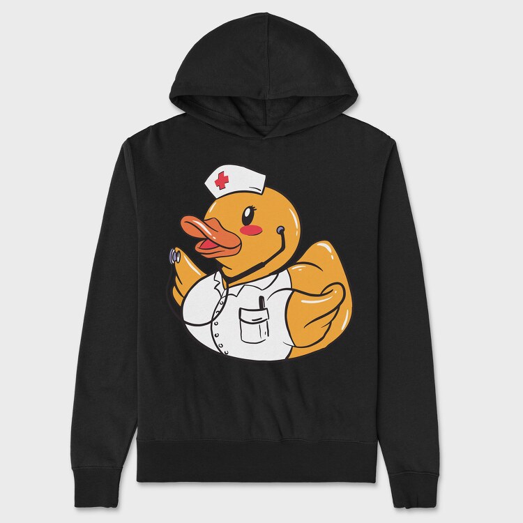 Rubber Duck Nurse, Unisex Men's Hoodie