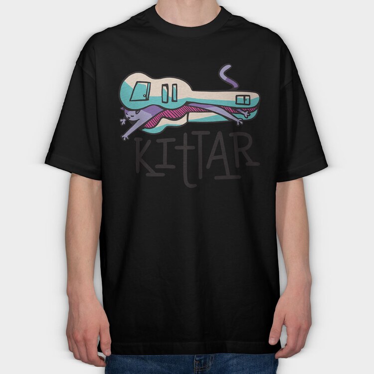 Mushroom Cat Hat, Unisex Men's T-Shirt