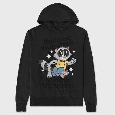 Running Away From Adulting, Unisex Men's Hoodie