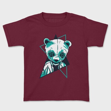 Neon Panda, Kids' T-Shirt