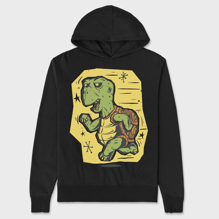Running Turtle, Unisex Men's Hoodie