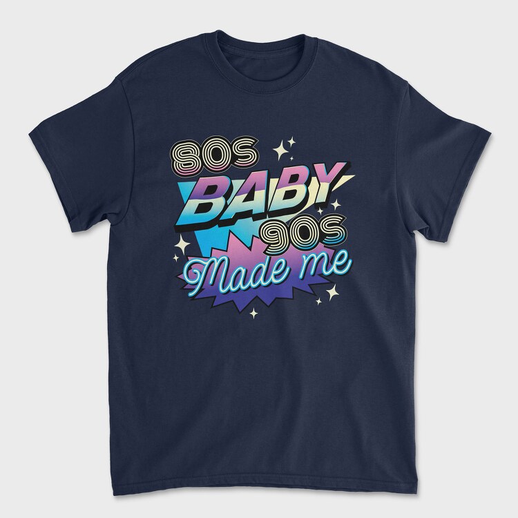 80 S Baby, Унисекс Мъжка Тениска