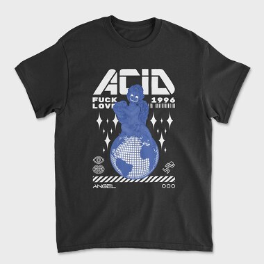 Acid Fuck Love 1, Unisex Men's T-Shirt