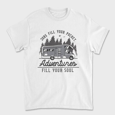 Adventures Fill Your Soul Van Life, Unisex Men's T-Shirt