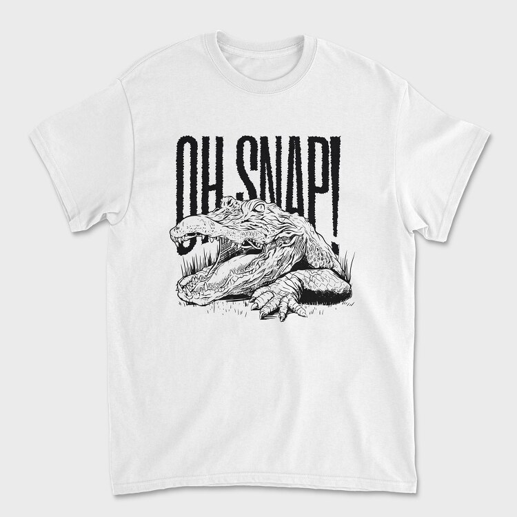 Aligator Oh Snap, Unisex Men's T-Shirt
