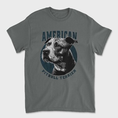Unisex Men's T-Shirt, American Bull Terrier