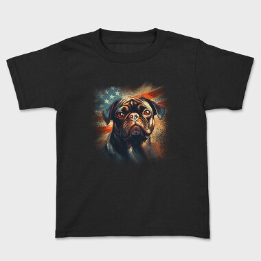 American Pug, Kids' T-Shirt