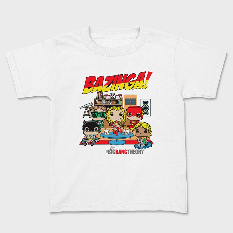 Bazinga Comics, Kids' T-Shirt