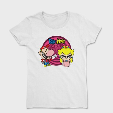 Billy and Mandy Mario, Women's T-Shirt