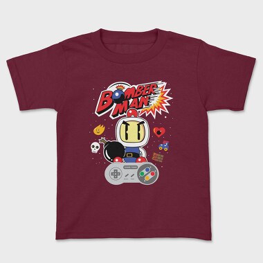 Bomberman, Kids' T-Shirt