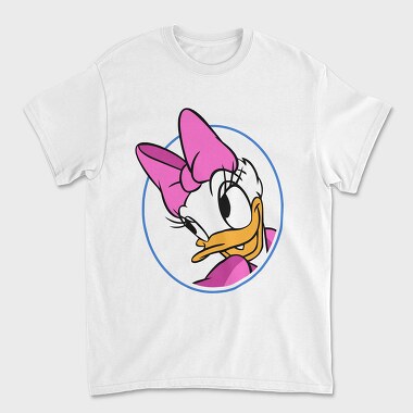 Cartoon Retro Daisy Duck 1, Unisex Men's T-Shirt