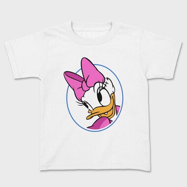 Cartoon Retro Daisy Duck 1, Kids' T-Shirt